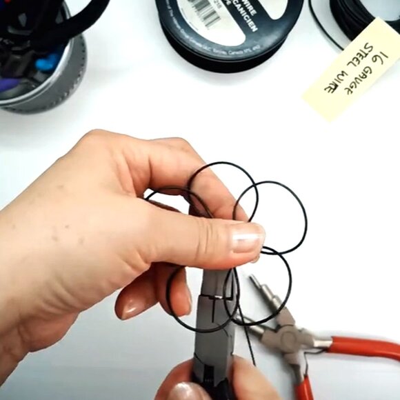 Handmade Wire Flowers Made to Order Made In Canada One of a kind Metal Bouquet - Picture 7 of 13